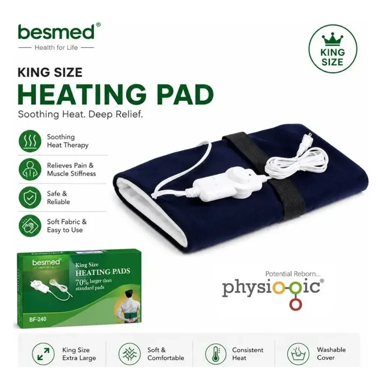 Besmed BE-240 electrical heating pad