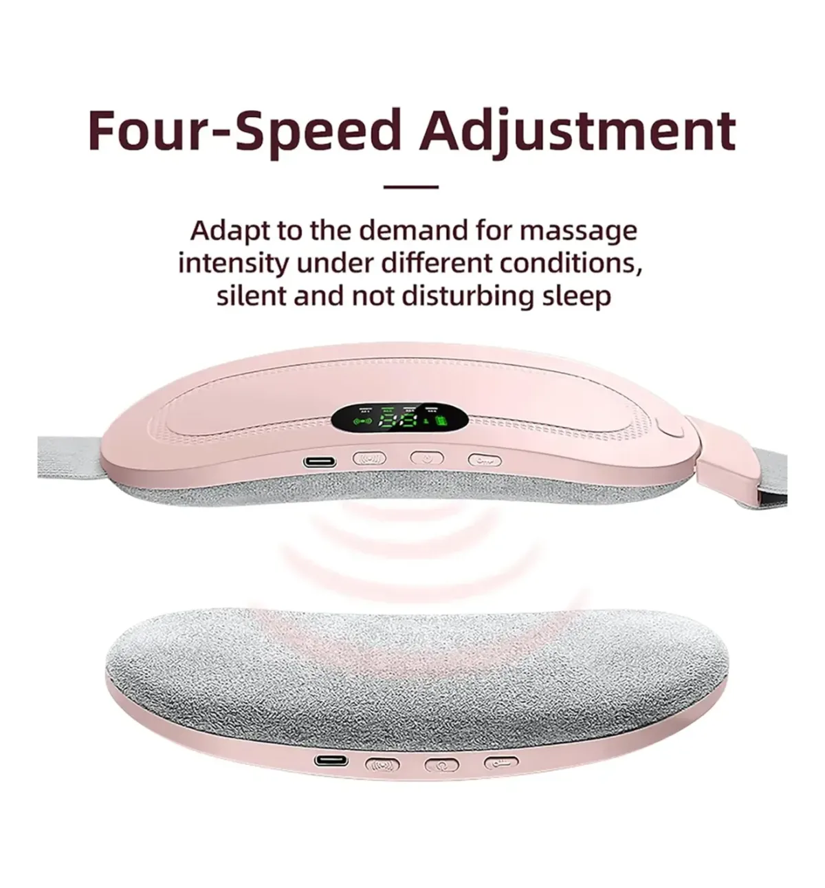 Cordless menstrual heating pad with LED display – photo 3