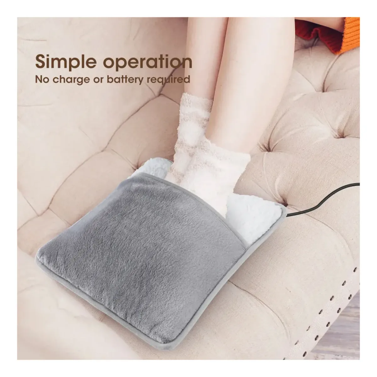 Electric foot warmer with 6 heat settings – photo 3
