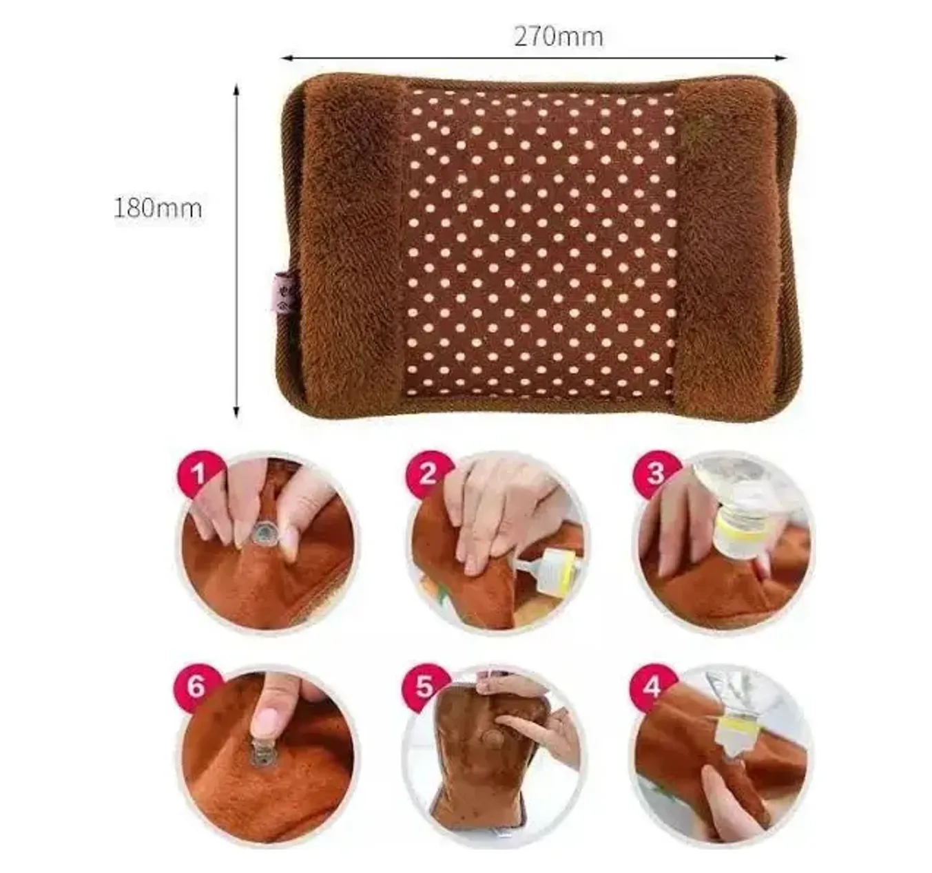 Electric heating pouch hot water bag