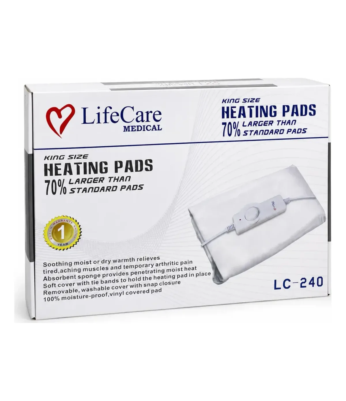 LifeCare LC-240 electric heating pad – photo 2