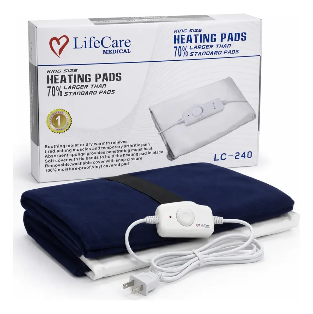 LifeCare LC-240 electric heating pad – photo 3