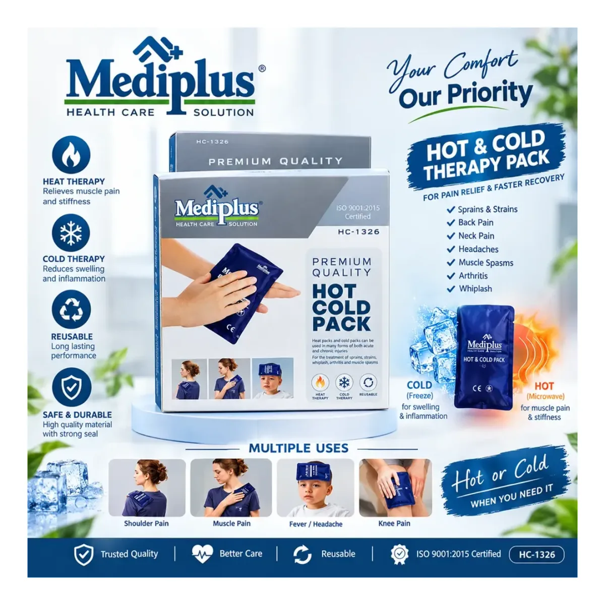 Mediplus HC-1326 hot cold pack – photo 3