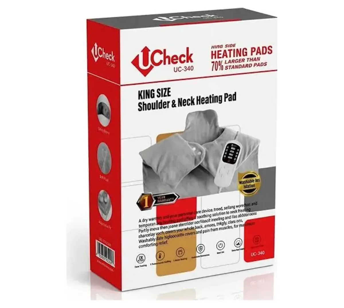UCheck neck and shoulder heating pad – photo 3