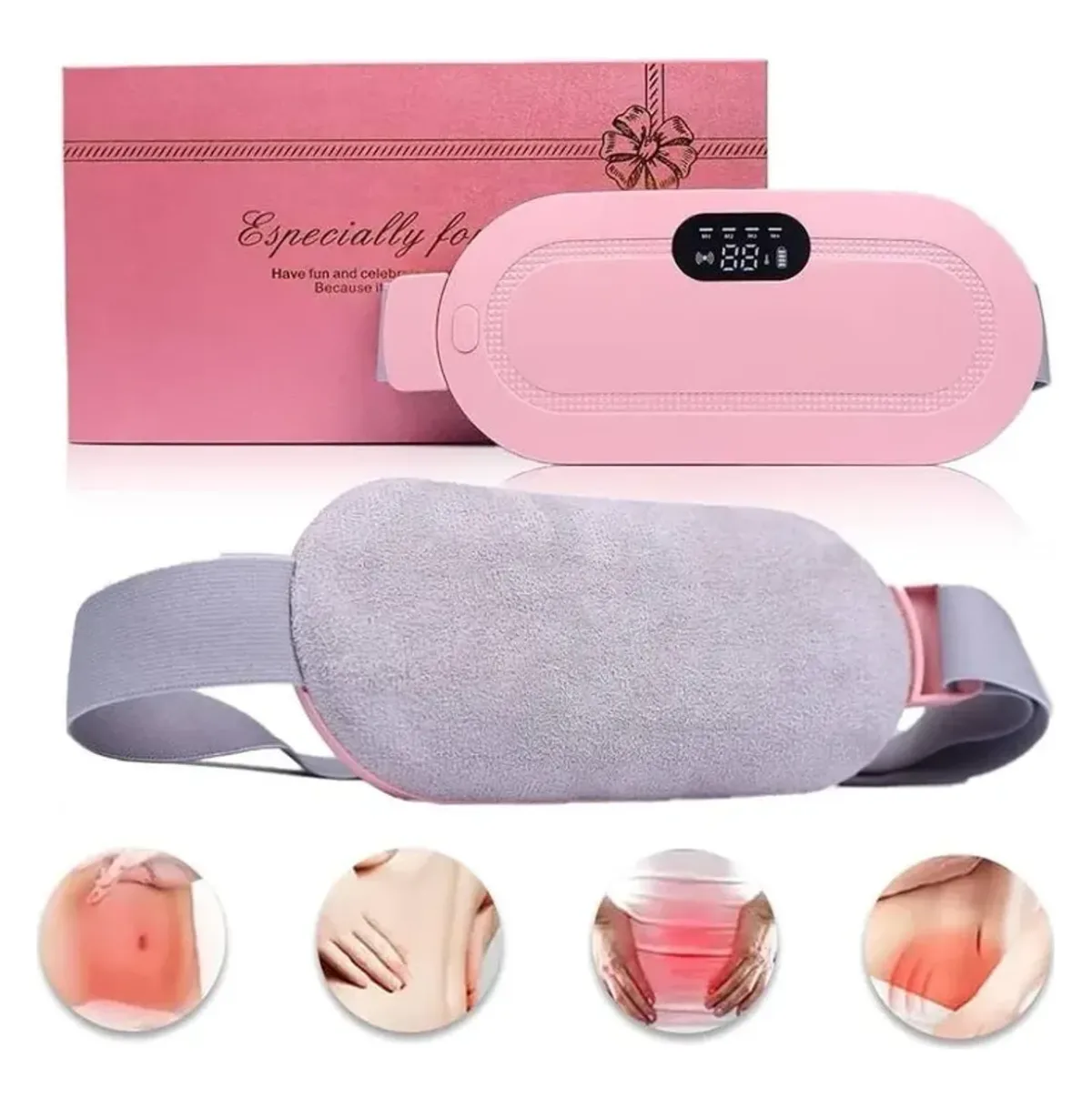 USB rechargeable period heating belt – photo 3